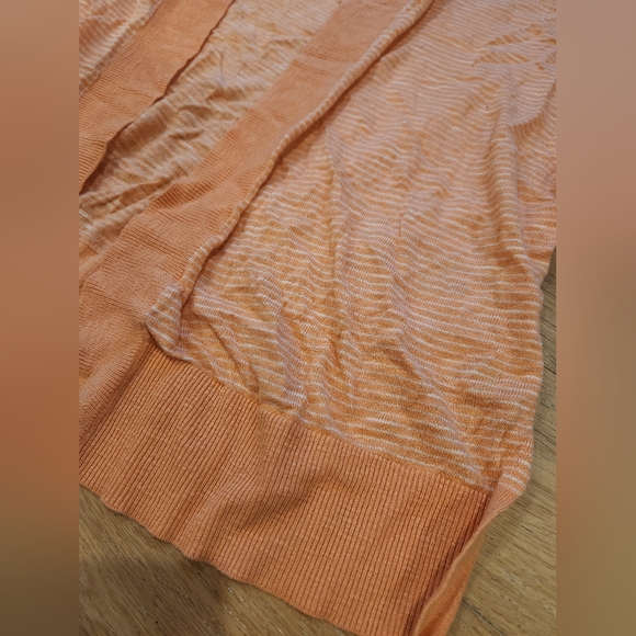 GAP | Coral and white striped cardigan - Picture 4 of 6